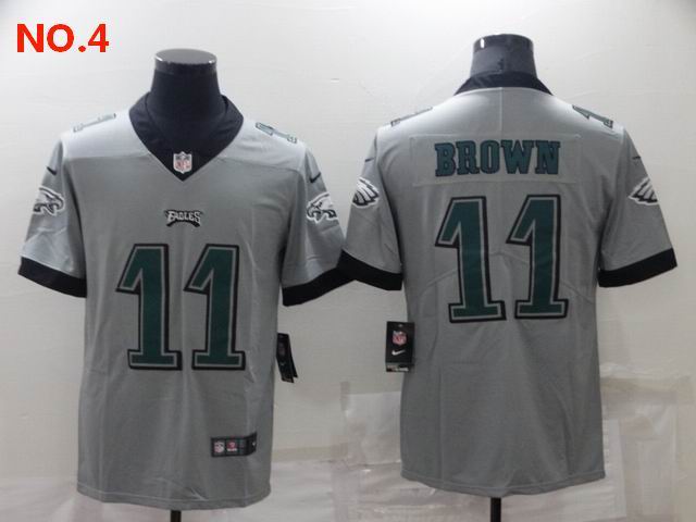 Men's Philadelphia Eagles #11 AJ Brown Jersey NO.4;